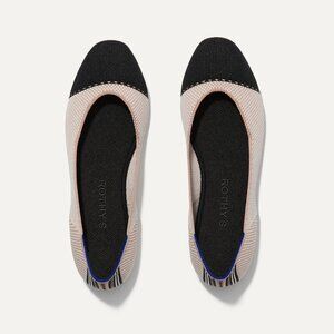 Rothy’s The Square in Tuxedo Slip On Shoes 8